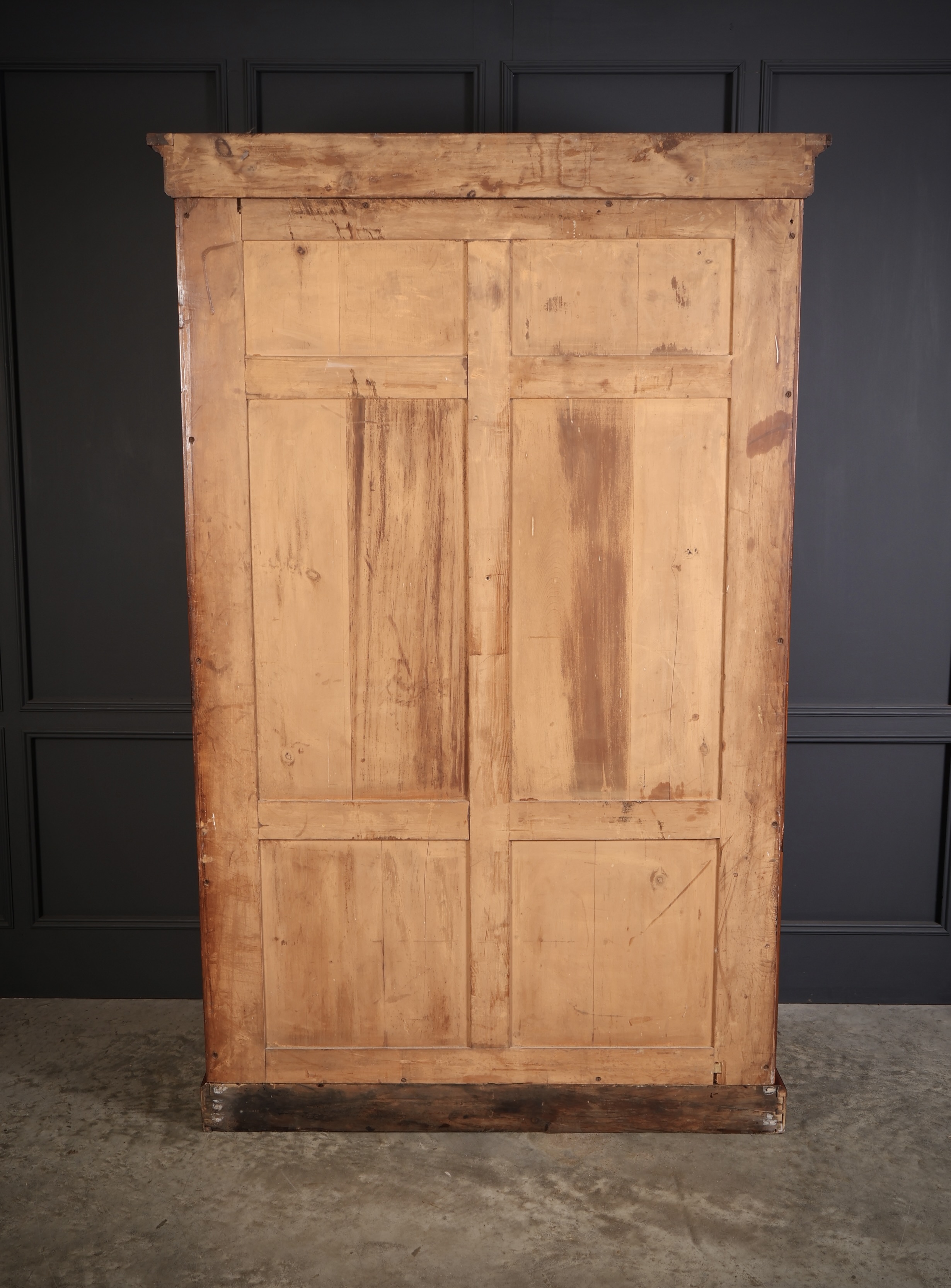 Victorian Mahogany & Walnut Wardrobe - Image 13